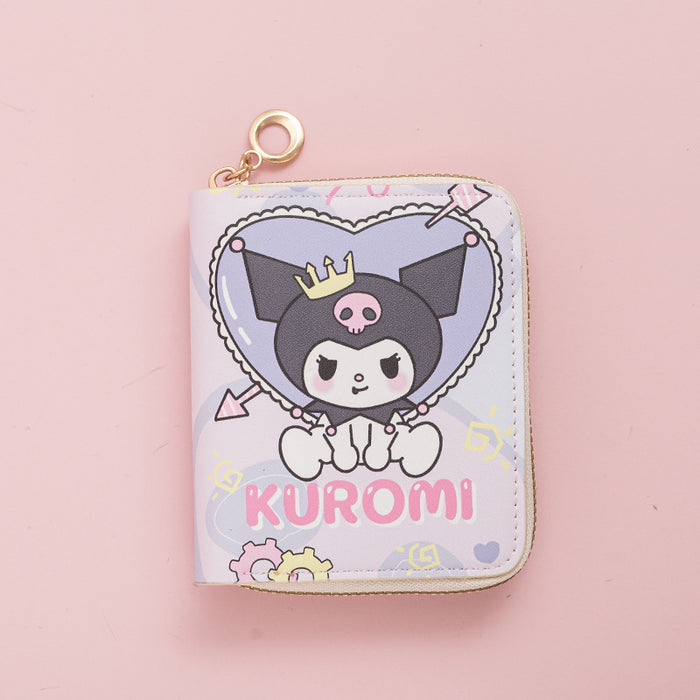 Wholesale Cartoon Anime Cute Short Zipper Wallet JDC-WT-QT014