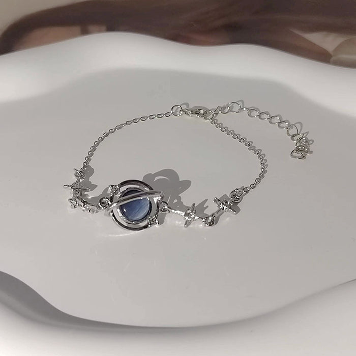 Wholesale Blue Planet bracelet ins niche design luxury new jewelry women