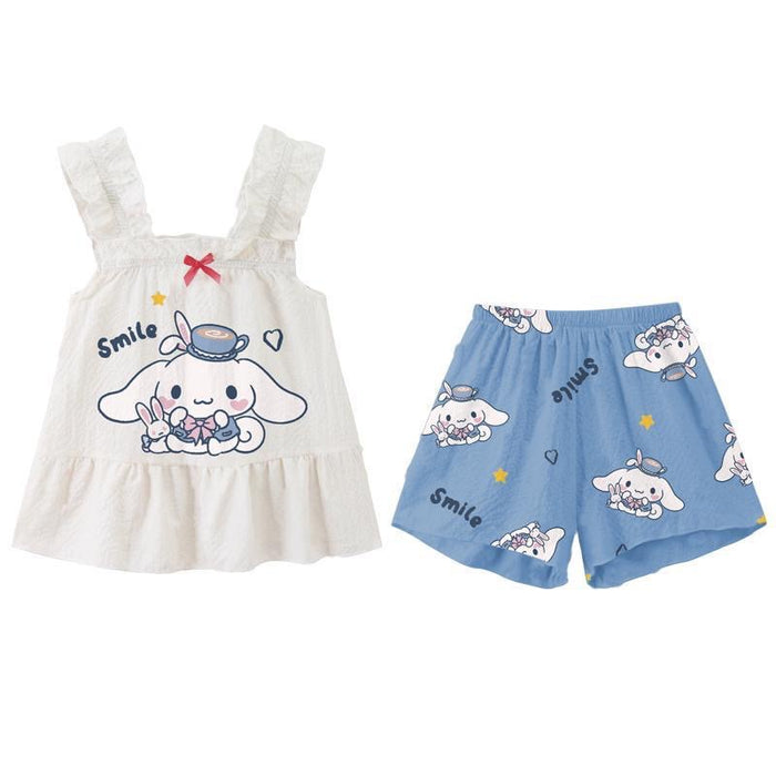 Wholesale Cartoon Cute Girls' Pajamas Thin Style JDC-PJ-XiaoHZ006