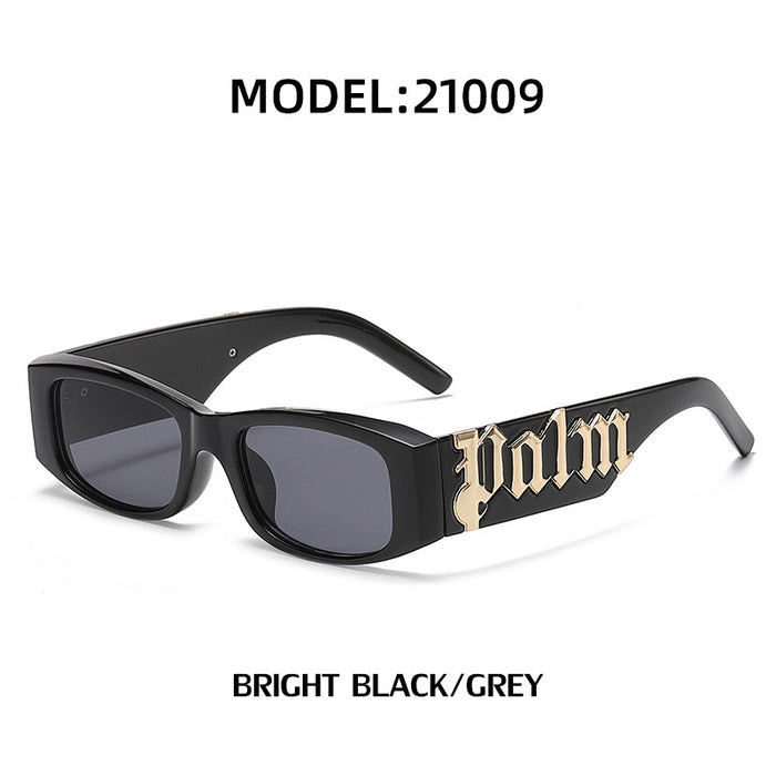 Wholesale PC Small Frame Wide Temple Men's Anti-ultraviolet Sunglasses JDC-SG-LanMou003