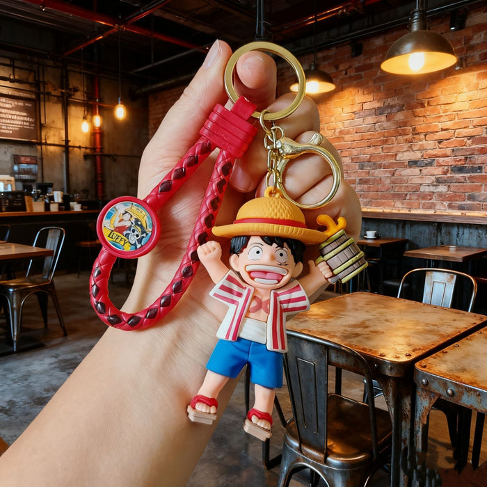 Wholesale Cute silicone cartoon keychain