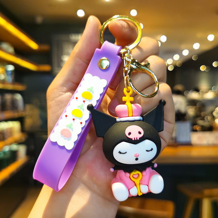 Wholesale Cartoon 3D Doll Rubber Keychain JDC-KC-Tingm049