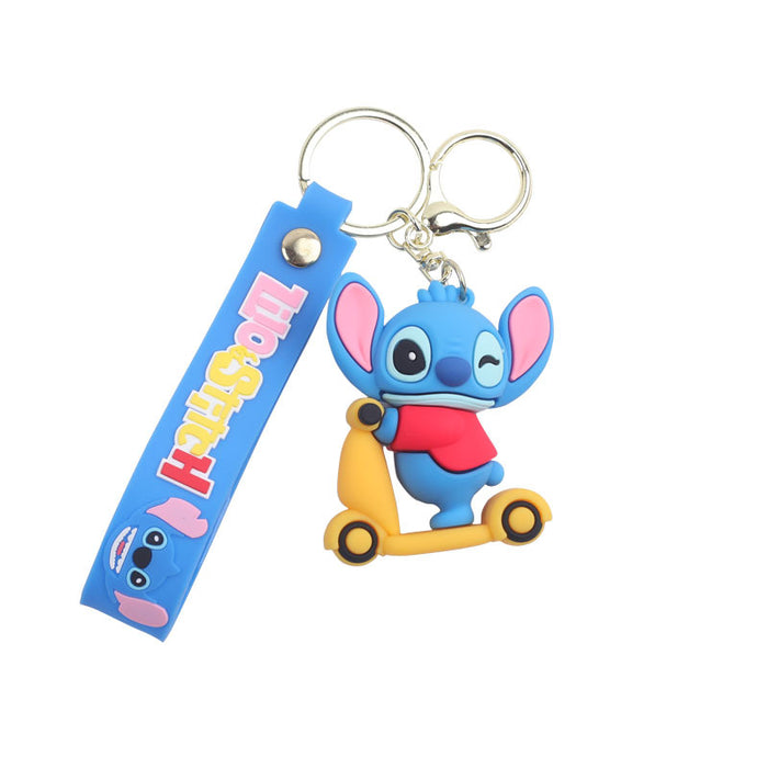 Wholesale Cartoon Doll Silicone Keychain JDC-KC-NiuTe003