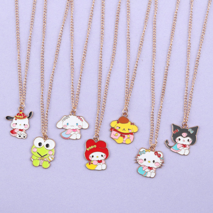 Wholesale Cartoon Alloy Pendant Necklace JDC-NE-FuYu015