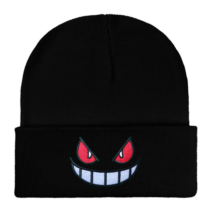 Wholesale Cartoon Acrylic Embroidery Autumn and Winter Wool Knitted Hat JDC-FH-Shengn001