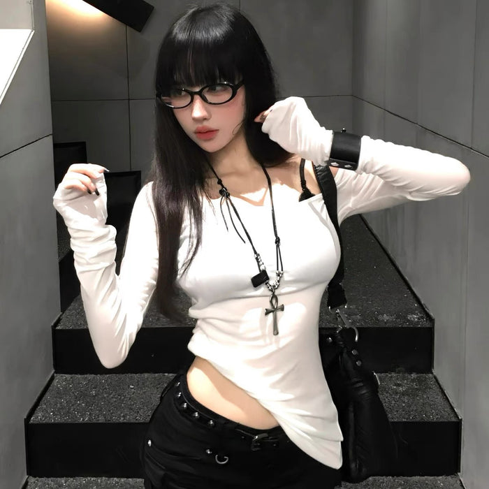 Wholesale Cross necklace punk goth niche