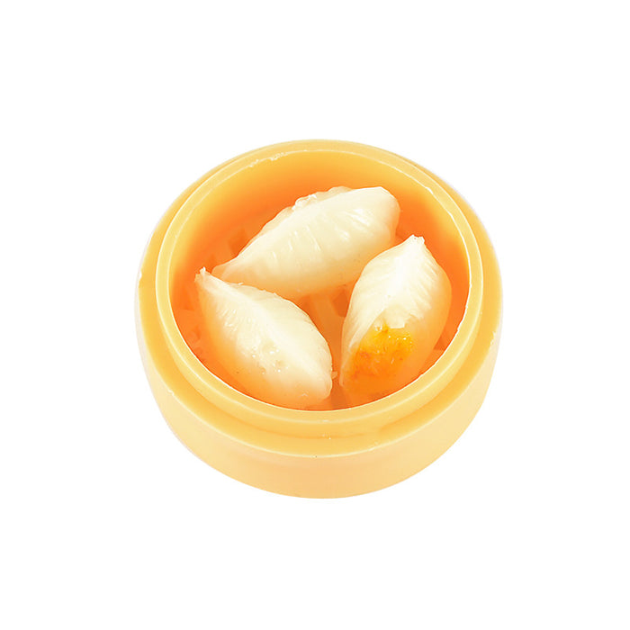 Wholesale Stylish Dim Sum Steamer Basket Keychain PVC Food Charm Car Key Accessory Gift MOQ≥3