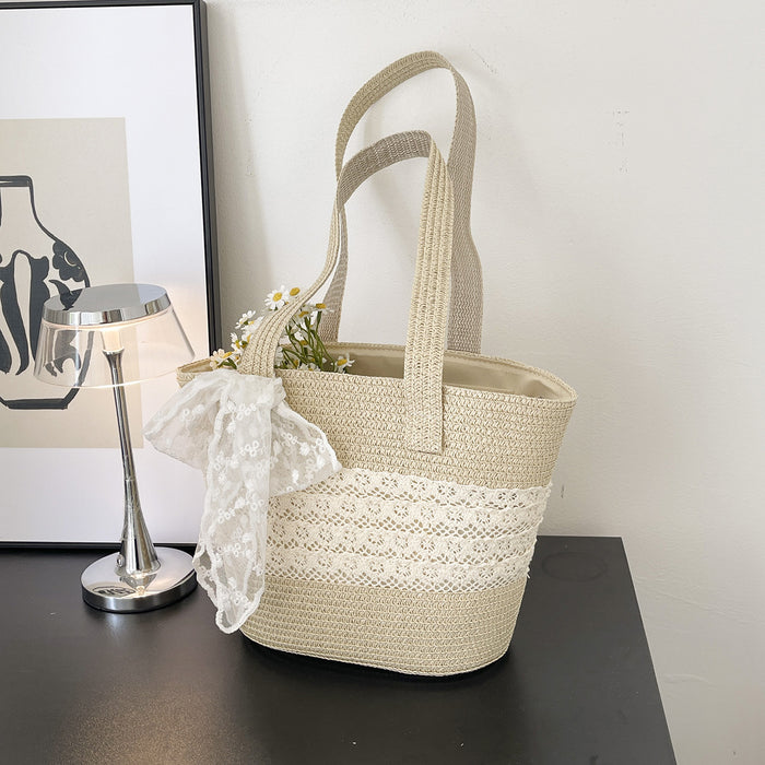 Wholesale Polyester Woven Tote Bag Urban Minimalist Handbag