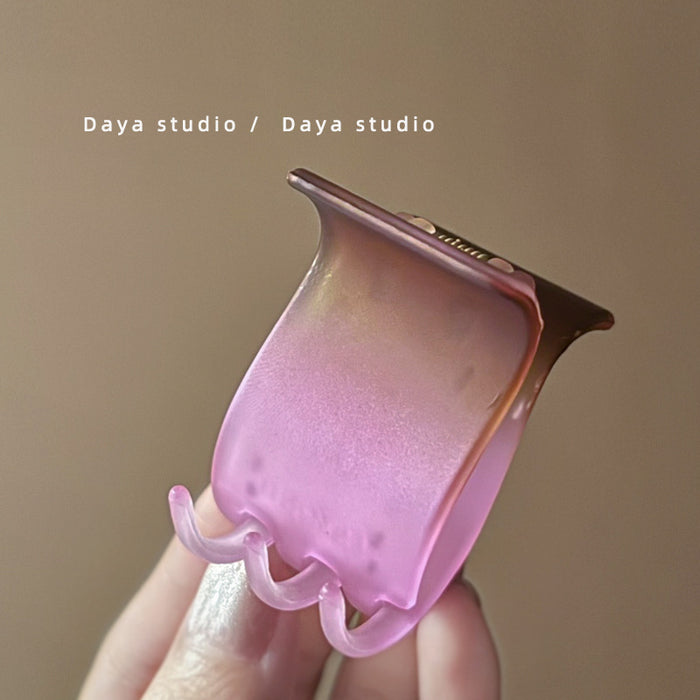 Wholesale Advanced matte gradient ponytail clip, niche temperament shark clip