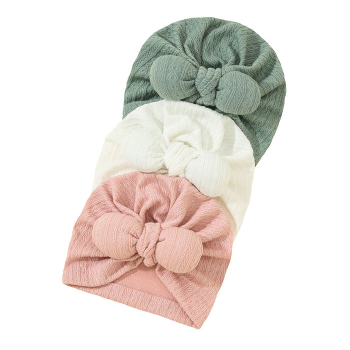 Wholesale Baby Rabbit Ear Tape Cap Children's Lace Pattern Indian Cap Products
