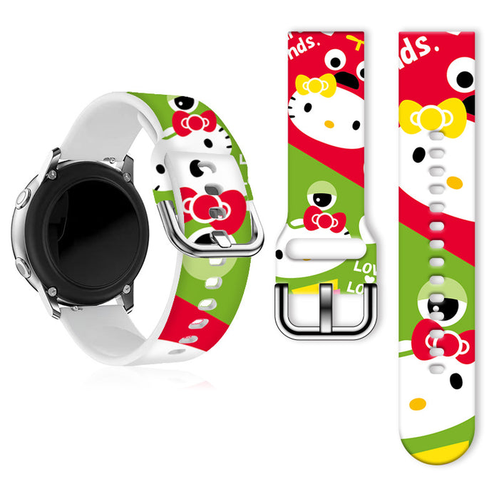 Wholesale Printed TPU Watch Strap Wrist Strap JDC-WD-NuoQi087