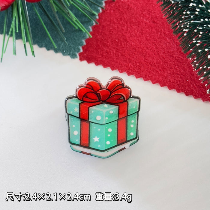 Wholesale Christmas small hairpin gingerbread man Christmas tree snowman small clip cute  hairpin holiday hair accessories