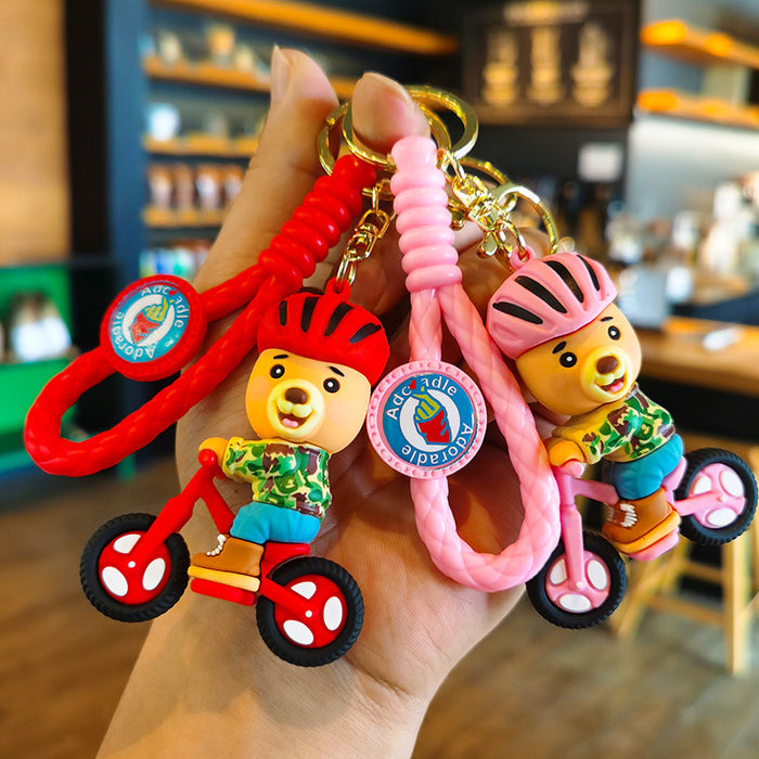 Wholesale Cartoon Doll 3D Rubber Keychain JDC-KC-Tingm078