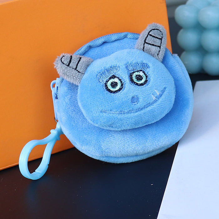 Wholesale Cute One Eyed Monster Plush Earphone Bag Coin Purse Trendy Fashion Accessory Gift