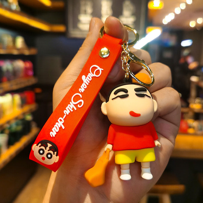 Wholesale Cartoon Doll Rubber Keychain JDC-KC-Tingm024