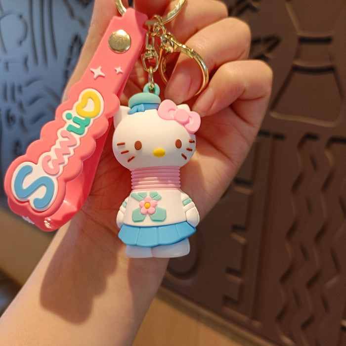 Wholesale Silicone Cartoon Doll Keychain JDC-KC-MingT152