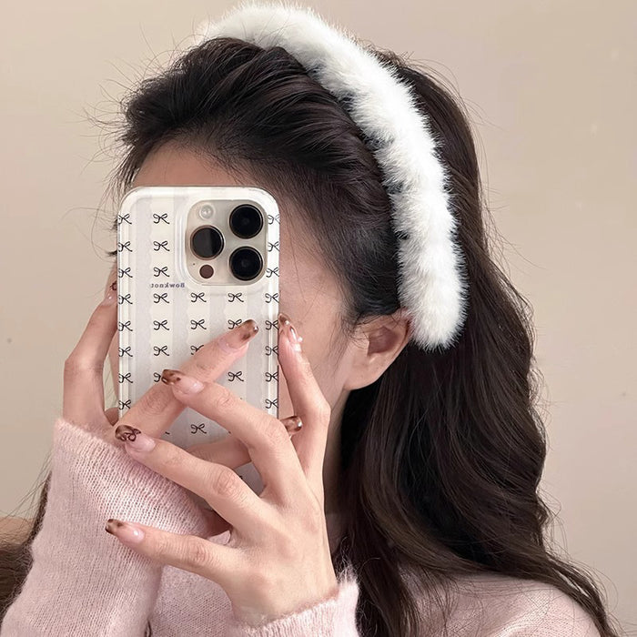 Wholesale Leopard print plush headband with fluffy roots, a magical tool for washing face, pressing hair, anti slip headband, hairpin headband, and accessories