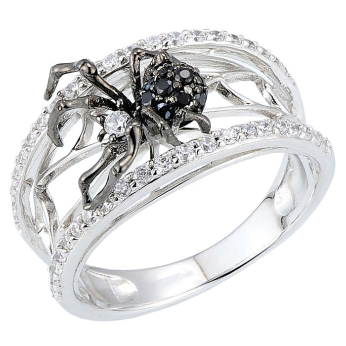 Wholesale 925 silver Black  Ring