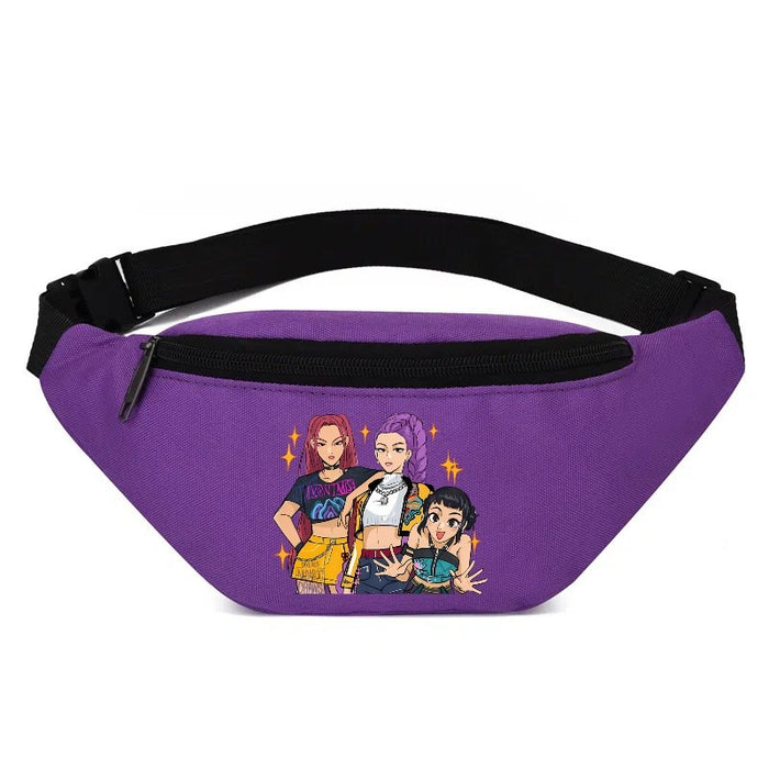 Wholesale Cartoon Print Sports Oxford Cloth Crossbody Shoulder Bags