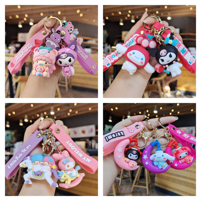 Wholesale Cartoon Silicone Doll Keychain JDC-KC-ZhuoRan031