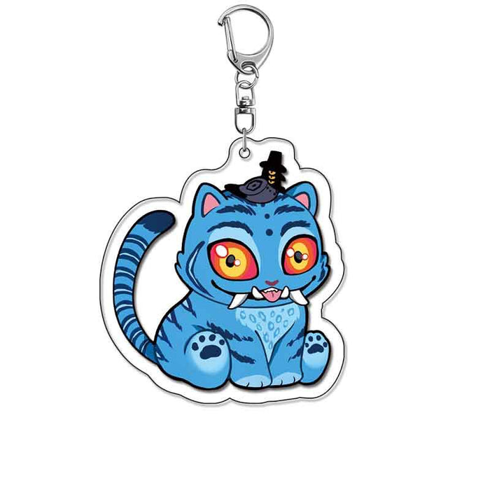 Wholesale Cute acrylic keychain romantic backpack charm