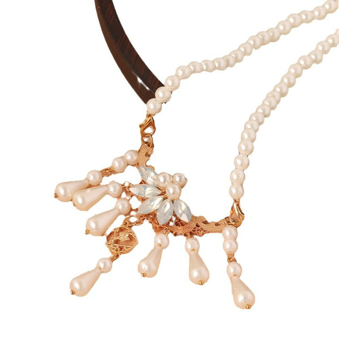 Wholesale Classical pendant jewelry, pearl necklace, women's retro style
