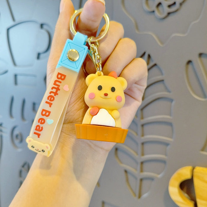 Wholesale Silicone Cartoon Doll Keychain JDC-KC-MingT202