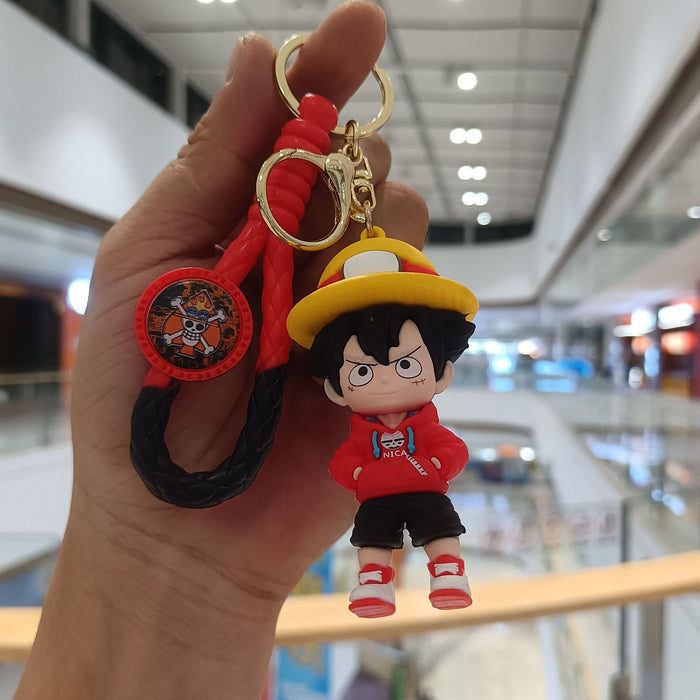 Wholesale Cartoon Silicone Anime Keychain JDC-KC-YiChang026