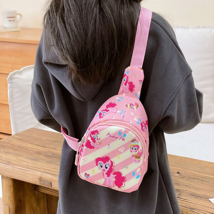 Wholesale Cartoon fashion backpack, children's trendy cute single shoulder crossbody bag, chest bag