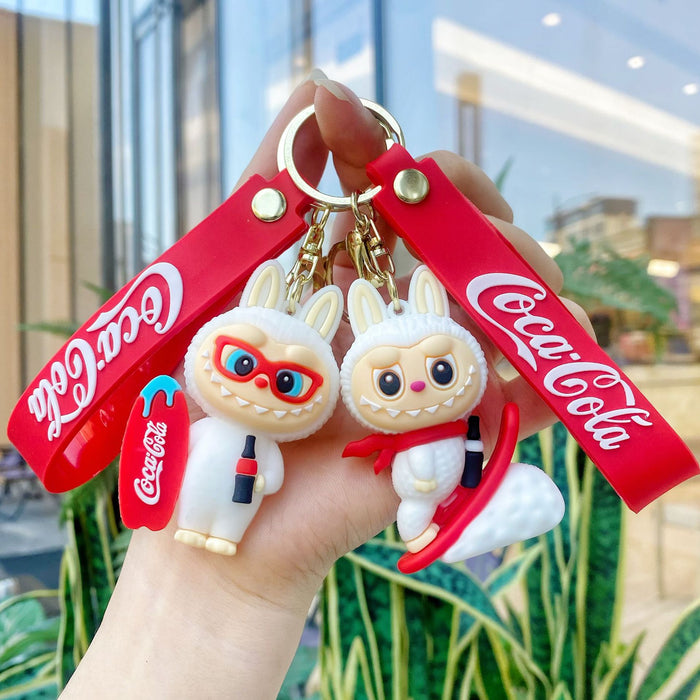 Wholesale Doll-themed surfing keychains