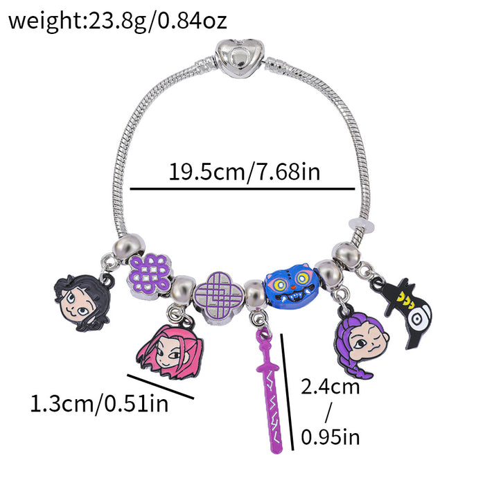 Wholesale Cartoon Anime K-POP Fashion Beaded Bracelet