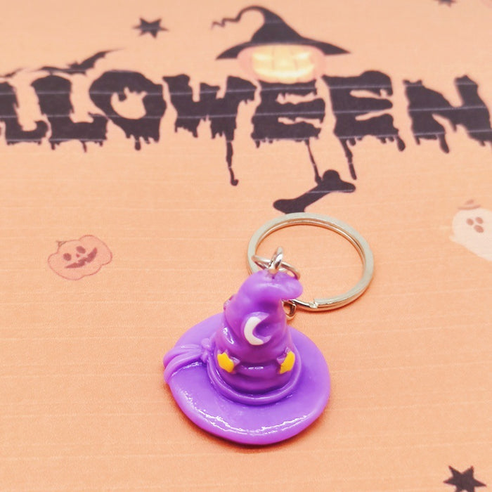 Wholesale 10PCS Halloween 3D Cartoon Resin Keychain JDC-KC-TYS017