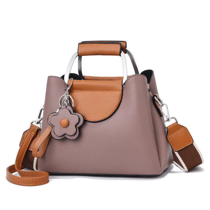 Wholesale PU Solid Color High-quality Large-capacity Shoulder Bag JDC-SD-ShenAi001