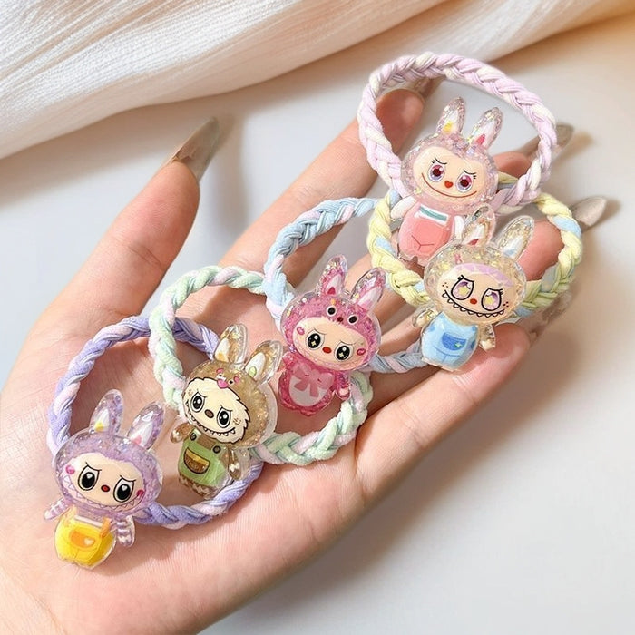WholesaleHairband Children' s Cute Sweet Hairband Girl Cartoon Rubber Band Adult Children' s Headdress