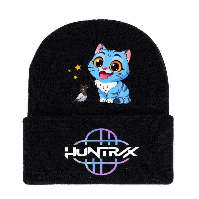 Wholesale Kpop Cartoon Knit Hat Solid Color Wool Hat