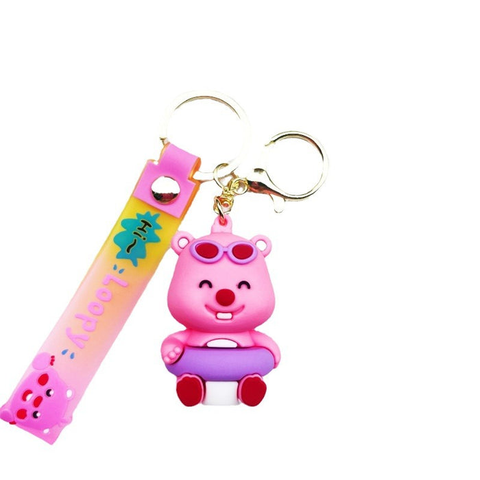 Wholesale PVC Cartoon Doll Keychain JDC-KC-WuYi017