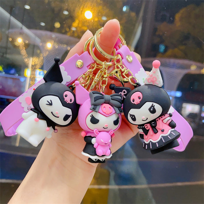 Wholesale Soft Rubber Cute Keychain JDC-KC-YueW001