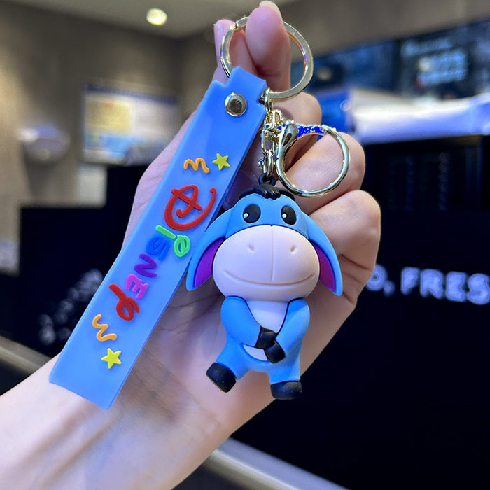 Wholesale 2024 Silicone Cartoon Doll Keychain JDC-KC-ZiX029