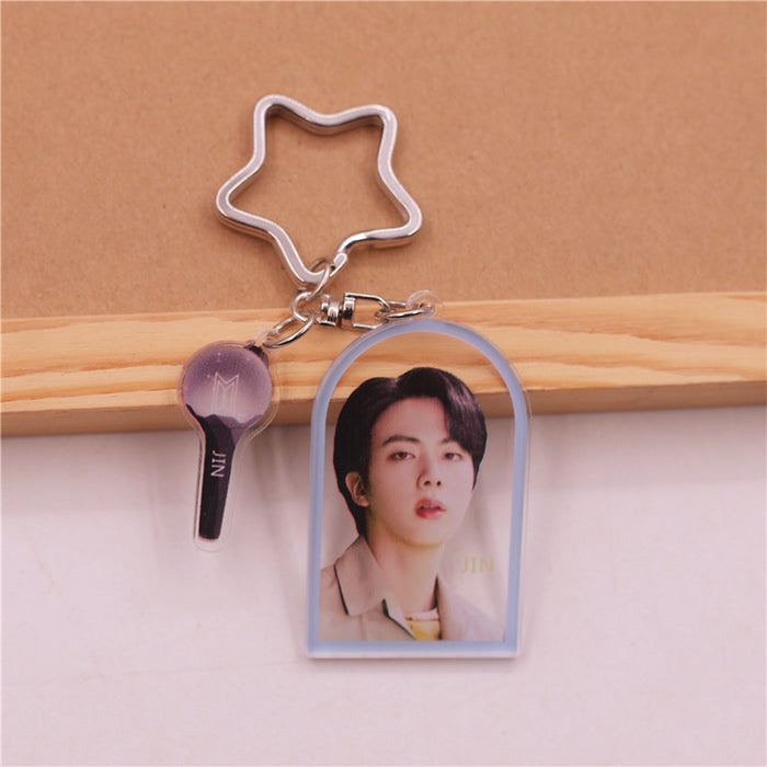 Wholesale Creative KPOP Acrylic Keychain JDC-KC-SuBo004