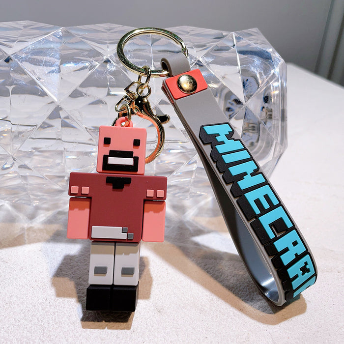 Wholesale Cartoon Game Silicone Keychain JDC-KC-Qiwei039