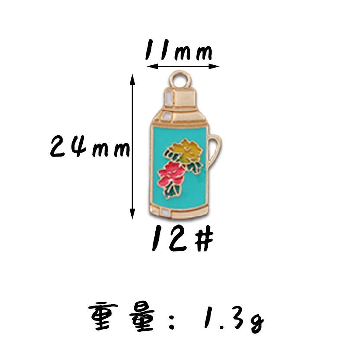 Wholesale 10pcs Nostalgic sewing machine twenty-eight Rod diy alloy oil earrings pendant key chain pendant jewelry accessories