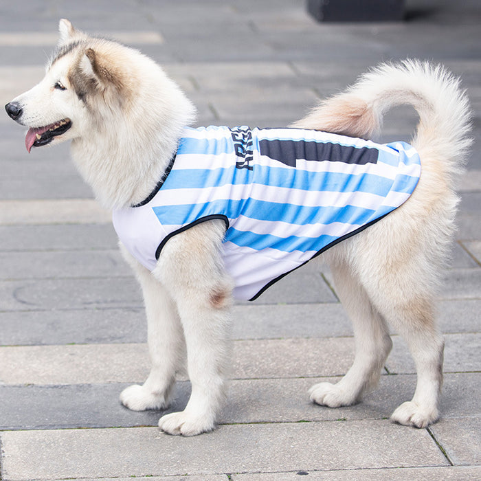 Wholesale World Cup Pet Soccer Jersey - Polyester Breathable Summer Jersey for Dogs and Cats