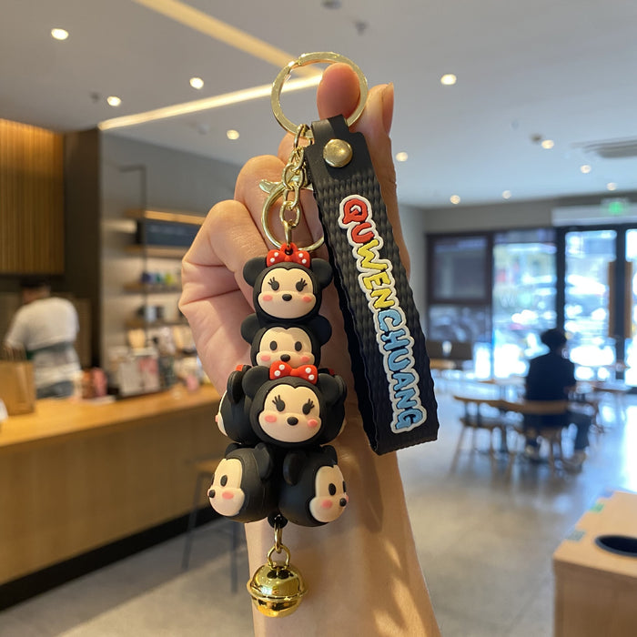 Wholesale Cartoon Doll Silicone Keychain JDC-KC-MingT282