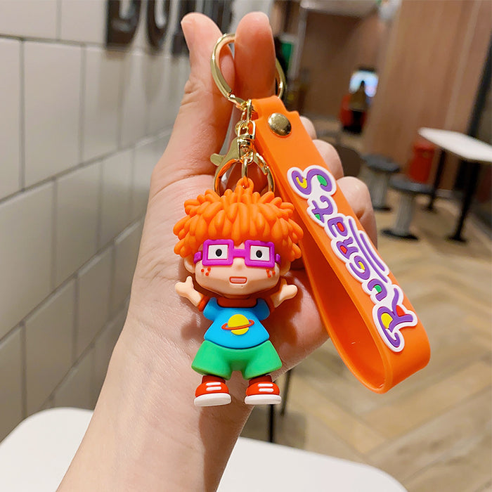 Wholesale PVC Cartoon Doll Keychain JDC-KC-NLu011