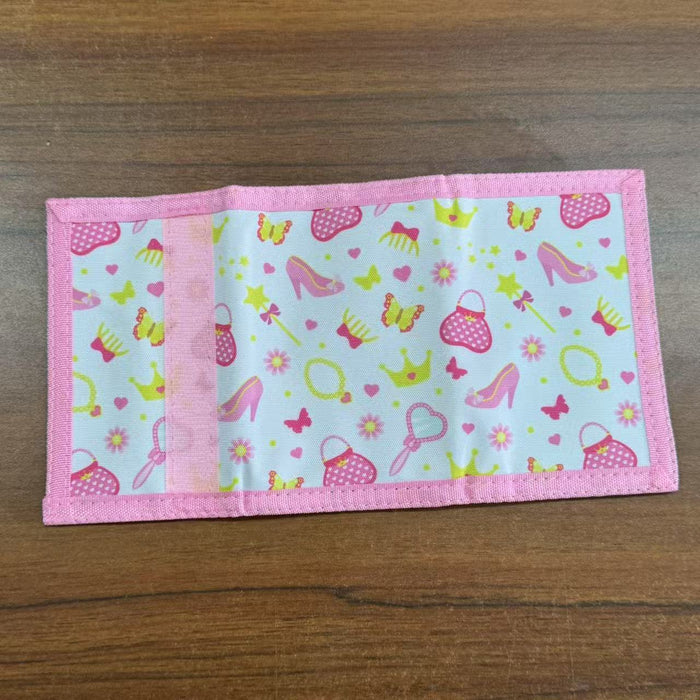 Wholesale Anime Cartoon Owl Print Canvas Wallet for Girls Cute Coin Purse and Card Holder MOQ≥3