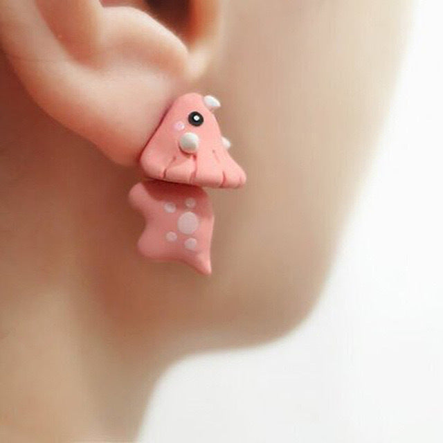 Wholesale Bite Ear Nails Earrings Ear Accessories Spray Paint Cute Mini