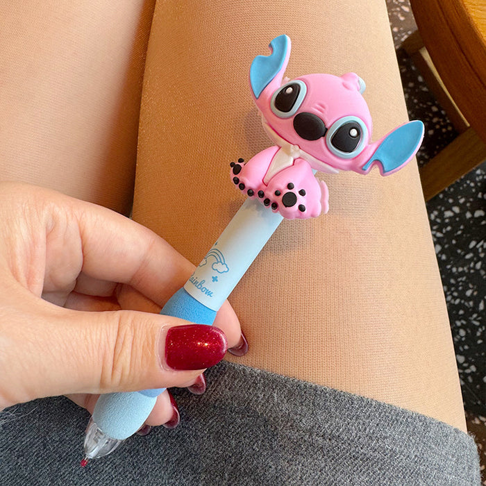 Wholesale Cute Cartoon Character Funny Pen Black Press Ballpoint Pen Special Pen for Students Examination