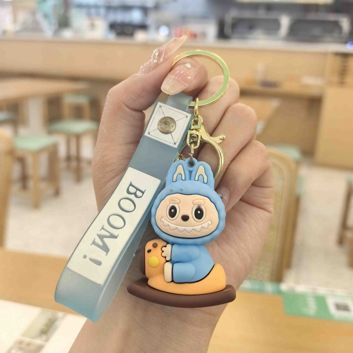 Wholesale Little Sheep Keychain Creative Silicone Doll Pendant Car Keychain Accessories