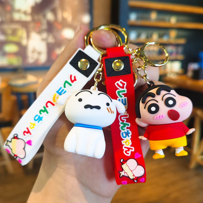 Wholesale Cartoon 3D Doll Rubber Keychain JDC-KC-Tingm046