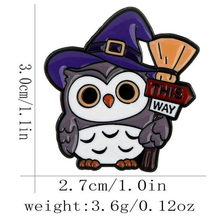 Wholesale Alloy Cartoon Brooch Ghost Skull Pumpkin Pin Fashion Accessory For Resale